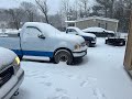 Hilarious watch this mississippi man battle the snow  will his veh survive dont miss out 