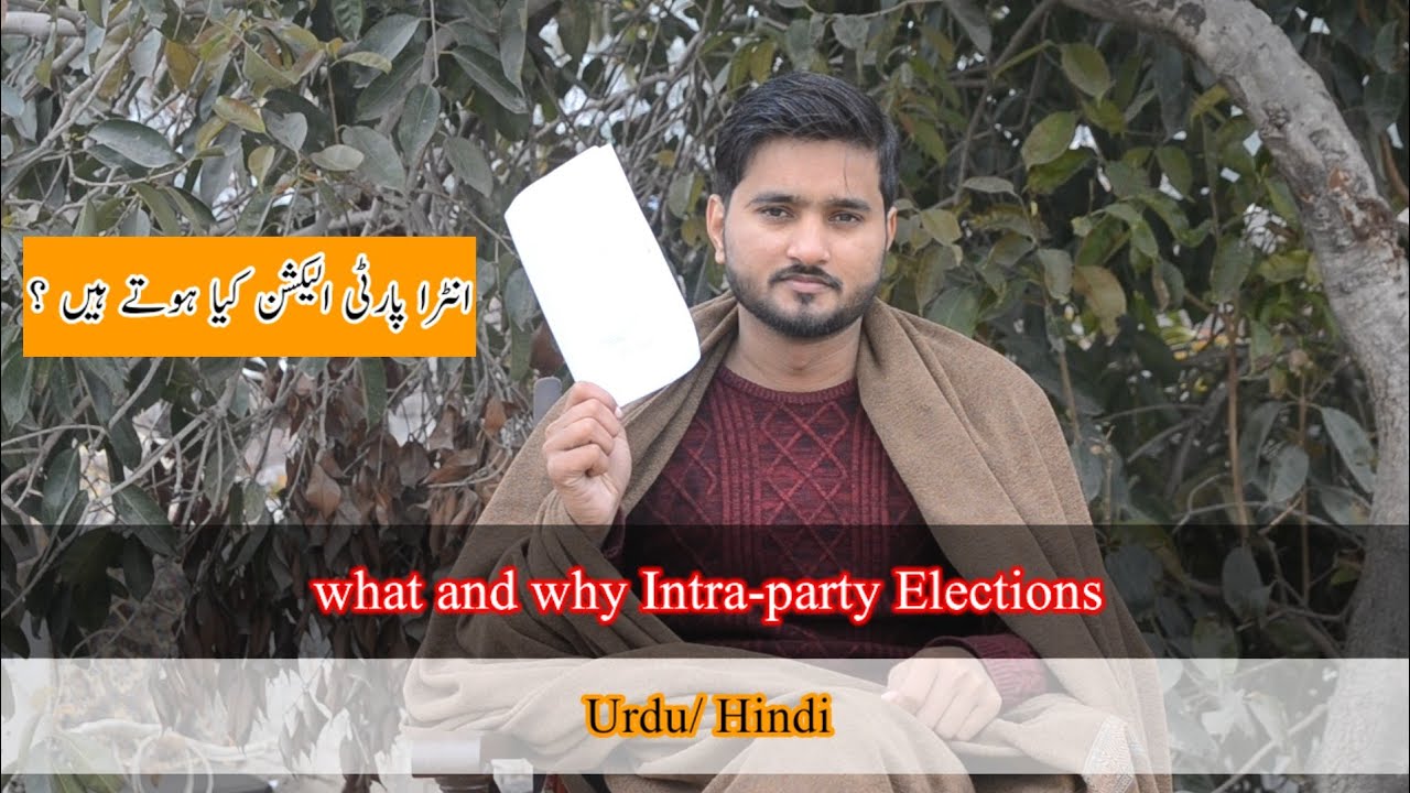 What is Intra-party Elections? Define intra party election 