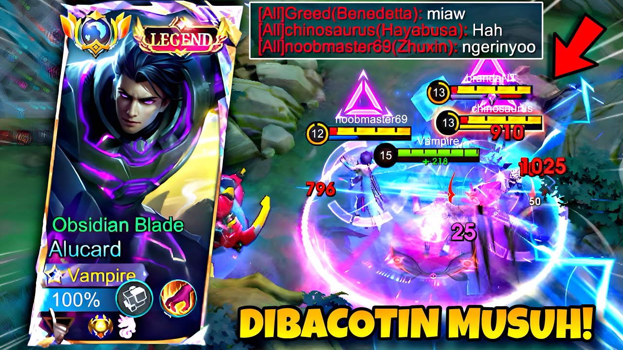 DIBACOTIN LAWAN! VAMPIRE NGAMUK MAIN BARBAR TEBAS TANPA AMPUN 🔥 | MLBB