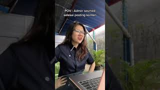 Admin Sosmed Selesai Posting Konten Admin Sosmed Selesai Posting Konten