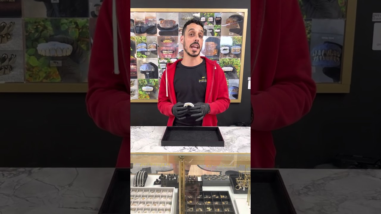 Benzino Jewelry going over missing teeth for gold grillz jewelry custom