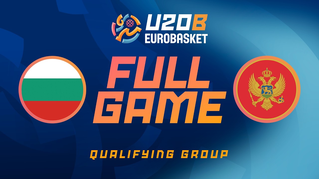 LIVE - Bulgaria v Montenegro | FIBA U20 Women's EuroBasket 2026 Division B | Qualifying Round