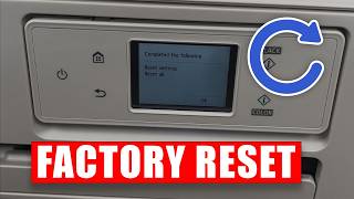 Canon Pixma TS7650i Printer: How to Factory Reset