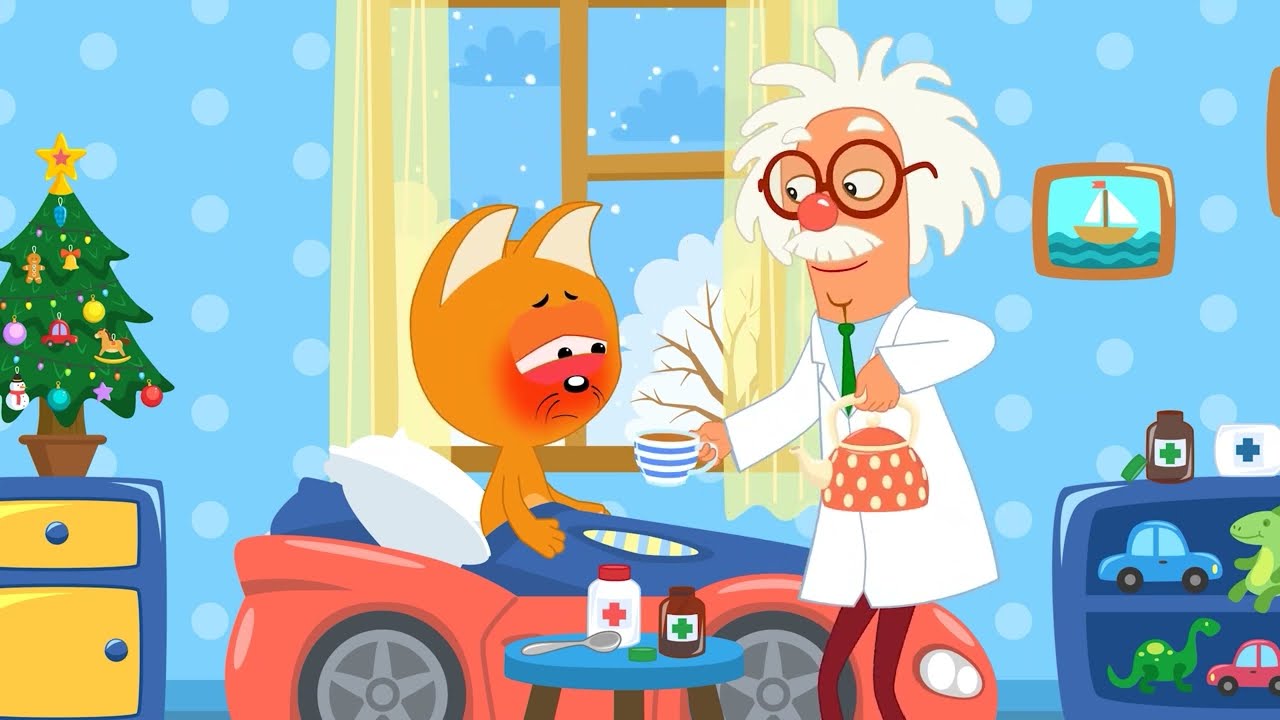 КОТЕНОК ЗАБОЛЕЛ - Котенок Котэ - Песенки для детей