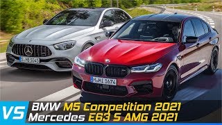 BMW M5 Competition 2021 Vs Mercedes E63 S AMG 2021 | Design \& Performance Comparison