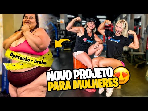 LANCEI UM NOVO PROJETO DE OBESIDADE | QUERO TODAS MINHAS BRABAS AQUI