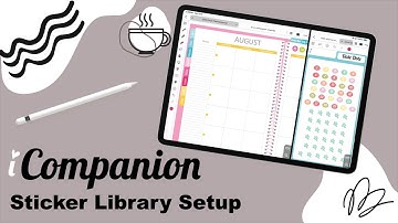 How I Organize My Digital Stickers using iCompanion in Noteful