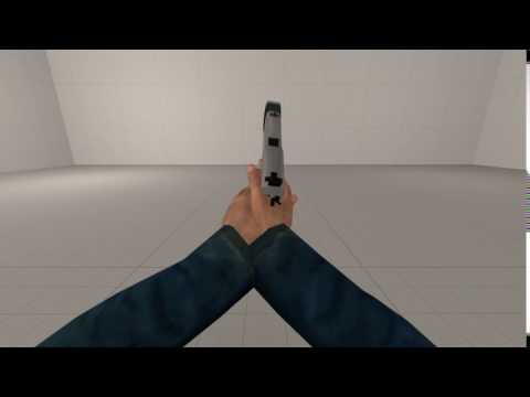 [SFM] HL2 Animation Test Shooting Pistol First Person