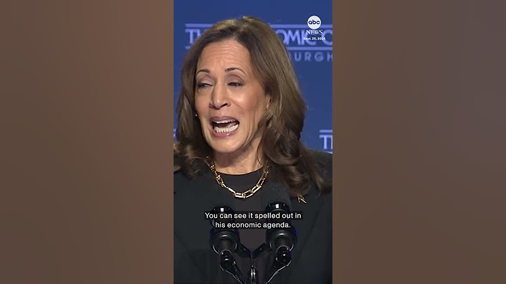 Vice President Kamala Harris slams Trump's economic agenda