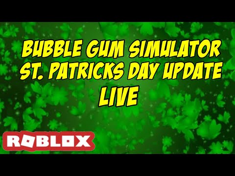 2x Luck Event New Lucky Egg Bubble Gum Simulator Roblox - new codes update 19 in bubblgum simulator roblox stpatricks day event with lucky egg more