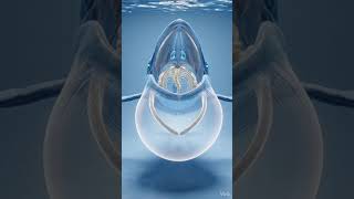 Blue Whale Feeding Mechanism Will Shock You #nature #ocean #shorts