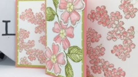 How to make a landscape panel card  reverse gatefold card Fun Fold CRAFT HOW TO Fun Fold #47