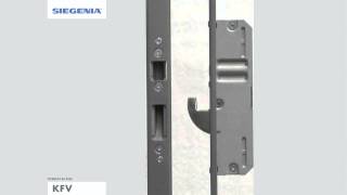 SIEGENIA: Function of KFV AS 2500 multi-point lock hook bolt