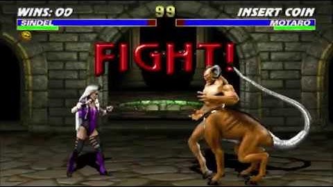 UMK3 Sindel vs Motaro and Shao Kahn (double flawless)