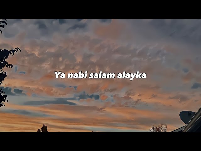 Ya Nabi Salam Alayka - Maher zain // Speedup + lyrics class=