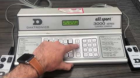 Daktronics AS-3000 - Beginners Guide to Shot Clock Setup