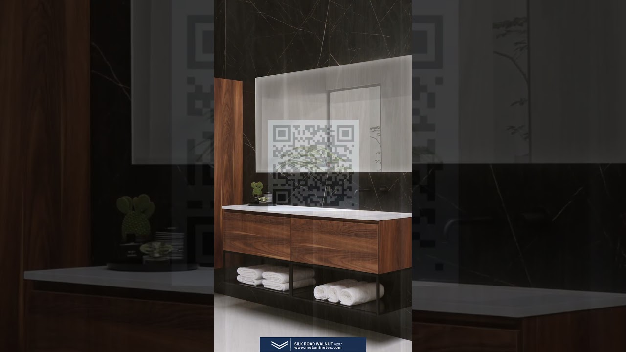 Upgrade Your Bathroom with Silk Road Walnut