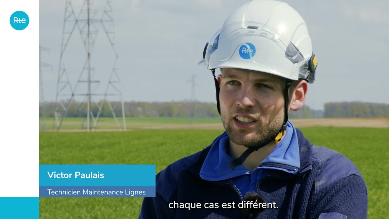 Motion Design : RTE - Maintenance Lignes Haute Tension à Chavanges