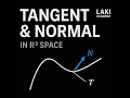 “Equation of Tangent and Normal in 3D Space | Vector Calculus” “Tangent and Normal Lines in 𝑅3"