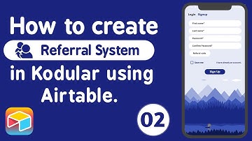 How to create Refferal system in kodular using airtable | Kodular Tutorial| Part 2