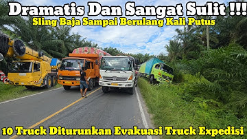 Dramatisch en zeer moeilijk || 10 evacuatietrucks, vrachtwagenexpedities mislukken nog steeds in Bukit Kodok