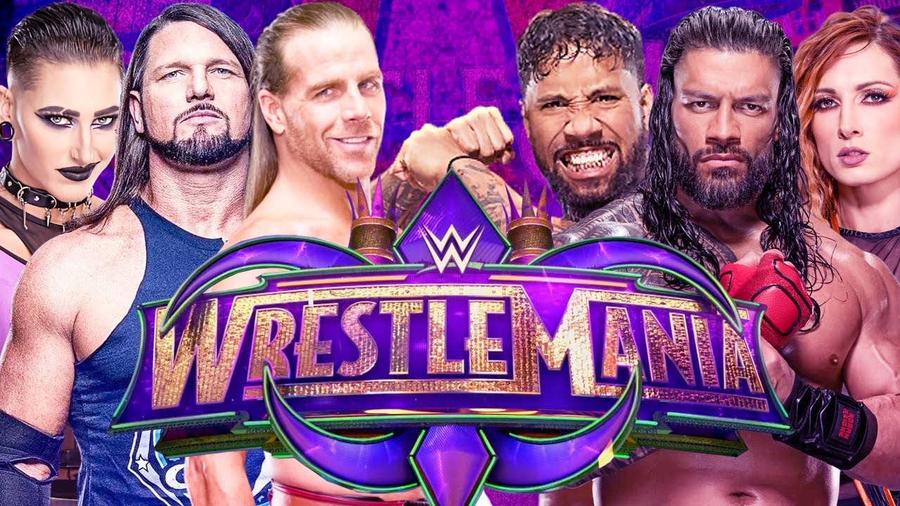 WWE 2K23 WRESTLEMANIA NIGHT 2 Match Card Universe Mode YouTube