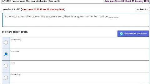 MTH 622 Quiz#3 2023 (127-151) Modules | Due Date: 25-01-23 To 26-01-23| #MTH622Quiz3 #vuquiz
