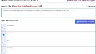 MTH 622 Quiz#3 2023 (127-151) Modules | Due Date: 25-01-23 To 26-01-23| #MTH622Quiz3 #vuquiz