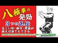 八極拳の発勁 3つの正伝 正しい形・動作・理論が揃えば誰でもできる 2024年5月3日 BUDOラボBUDOカレッジ合同スクーリング八極拳基礎編