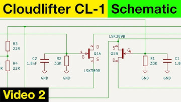 KiCAD Circuit / Schematic Design Tutorial | Cloudlifter CL-1 | Mic Preamp Series Video 2
