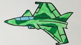 HOW EASY IT IS TO DRAW A FIGHTER JET | Simple Drawing