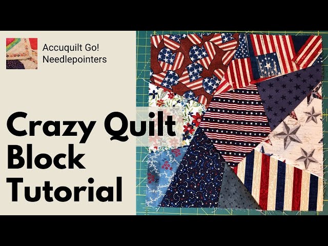Accuquilt Crazy Quilt Block Tutorial - YouTube accuquilt-crazy-quilt-block-tutorial-youtube