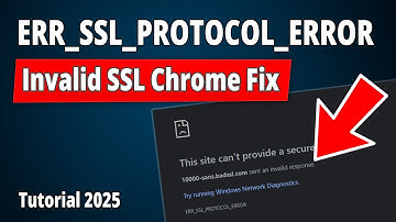 [SOLVED] How to Fix ERR_SSL_PROTOCOL_ERROR in Chrome?