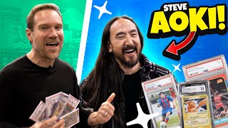 Steve Aoki Goes Card Shopping at CardsHQ 💰