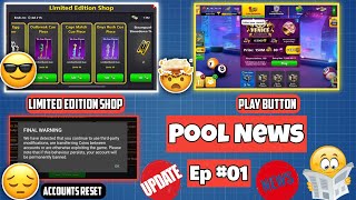 Limited Edition Shop || Play Button Update || 8BP Accounts Reset || 8 Ball Pool [ CC ] screenshot 5