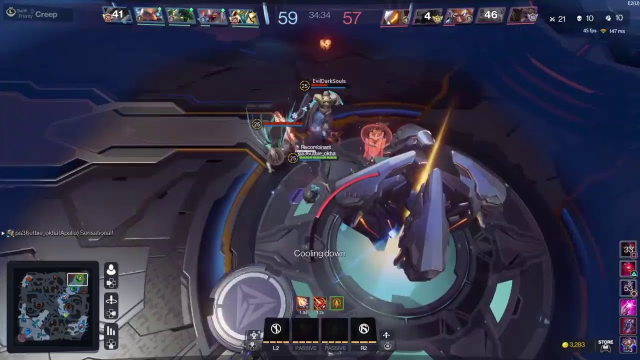 Genesis (moba ps4) затащили катку, было жарко! Рейтинговая игра!