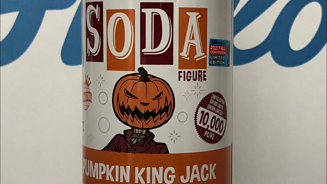 NYCC 2021 Funko Soda Pumpkin King Jack