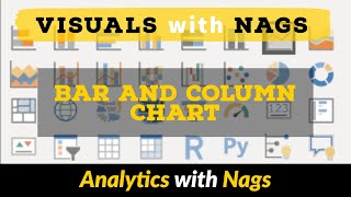 bar chart and column chart in power bi - visuals with nags
