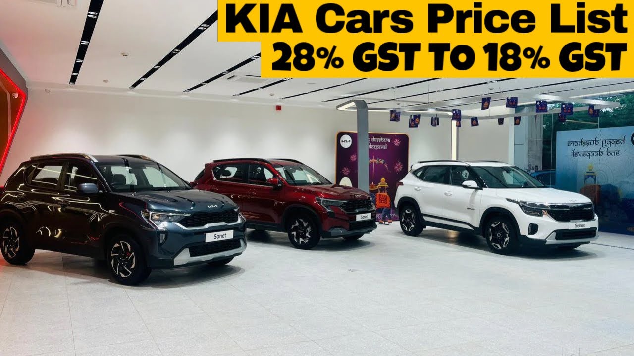 New KIA Cars Price List After Gst 2.0 Car Prices | Full Price List | All Models