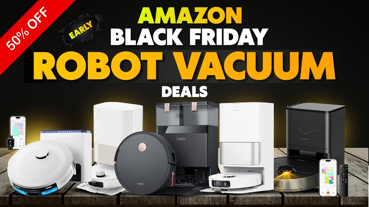 5 Early Black Friday Robot Vacuum Deals are LIVE! (60% OFF Dreame & More)