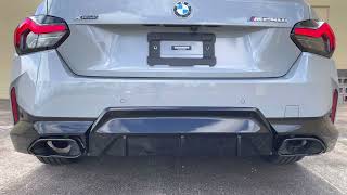 BMW M240i start up and stock exhaust (3 different drive modes)