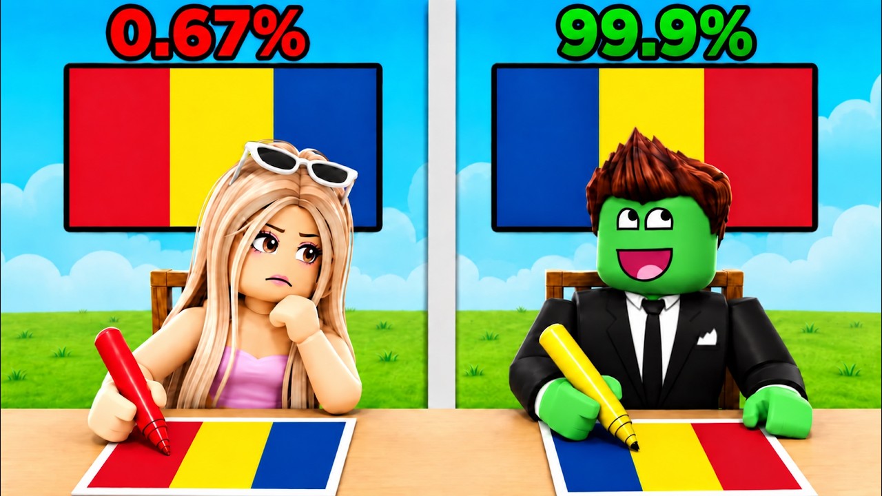 Colorează STEAGUL CORECT în Roblox!
