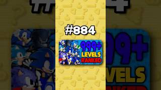 Number 884 - Ranking ALL 999+ Sonic Levels from Worst to Best