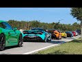 Best cars arriving to cars and coffee central florida  ultimae 720s sto hellcat m4 gtr nsx