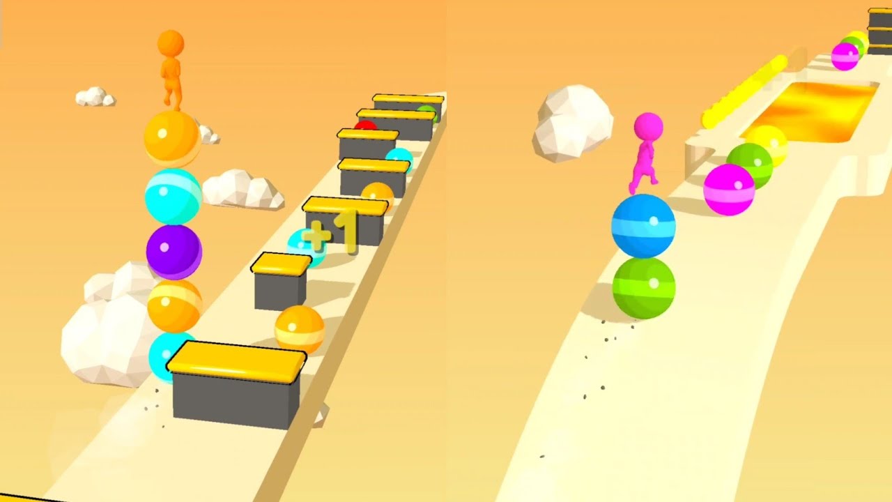 STACK RIDER Game 😍🚴 All levels Gameplay Walkthrough level 14 to 16