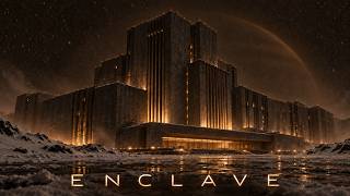 E n c l a v e : Dreamy Cyberpunk Ambience & Snow | Sci Fi Ambient for Deep Focus & Sleep