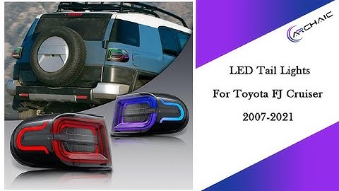Toyota FJ Cruiser LED Tail lights 2007-2021 - RGB DRL function