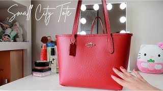 What is in my Coach Small City Tote ❤️🎀✨