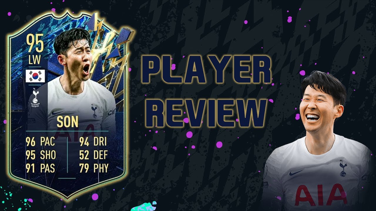 95 RATED TOTS HEUNG-MIN SON PLAYER REVIEW! FIFA 22 Ultimate Team