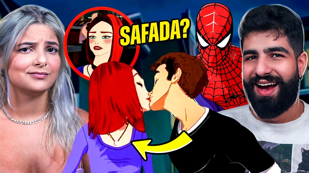O desenho do HOMEM-ARANHA que só fala SACANAGENS e coisas 